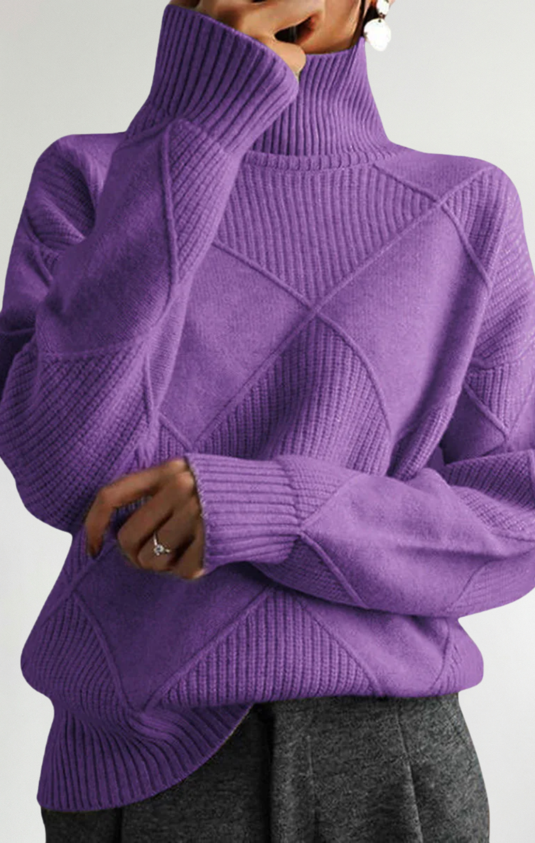 Alma | Suéter de cuello alto