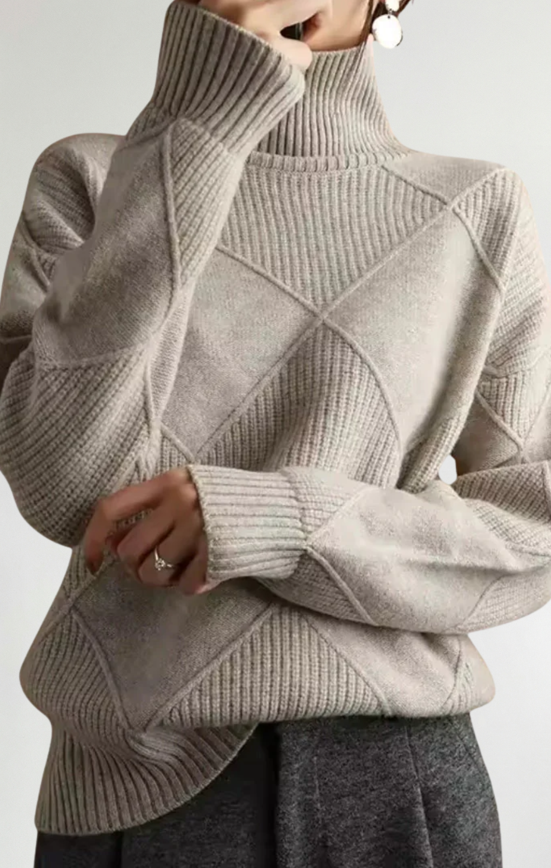 Alma | Suéter de cuello alto