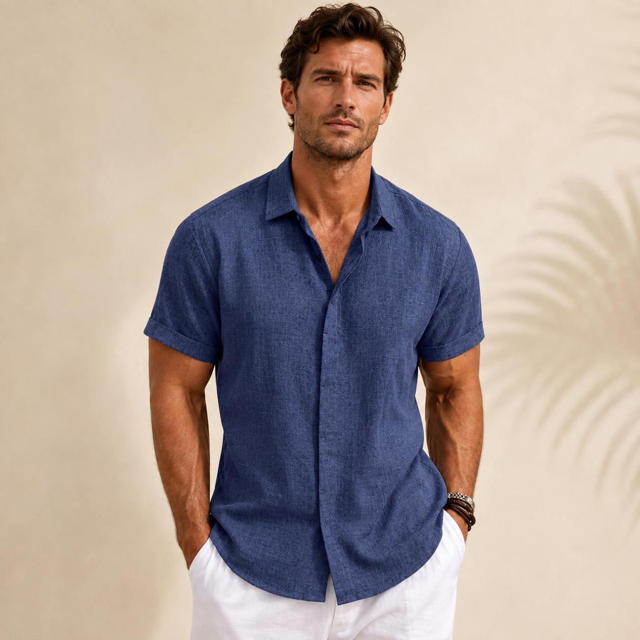 Adrian | Camisa Clásica de Lino