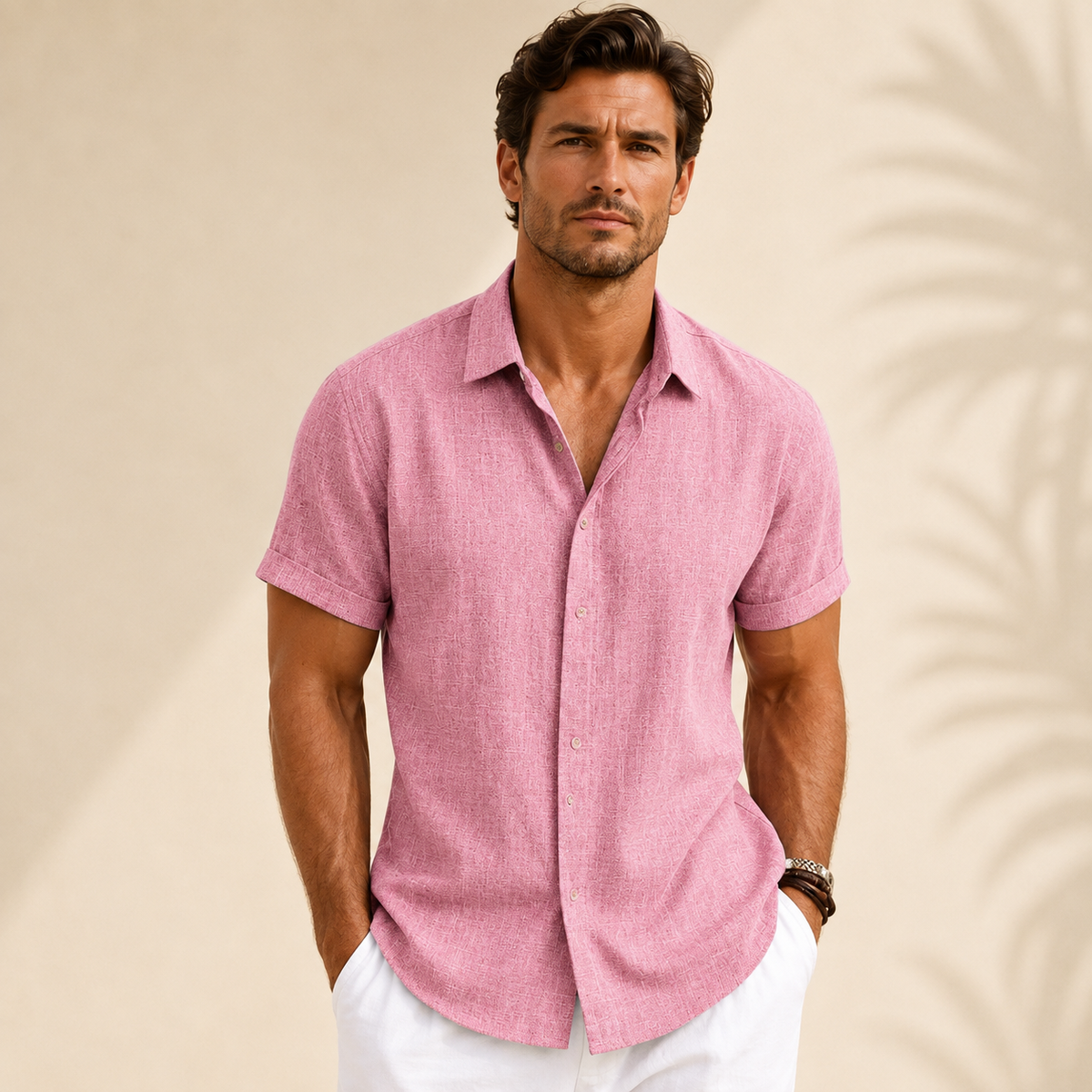 Adrian | Camisa Clásica de Lino