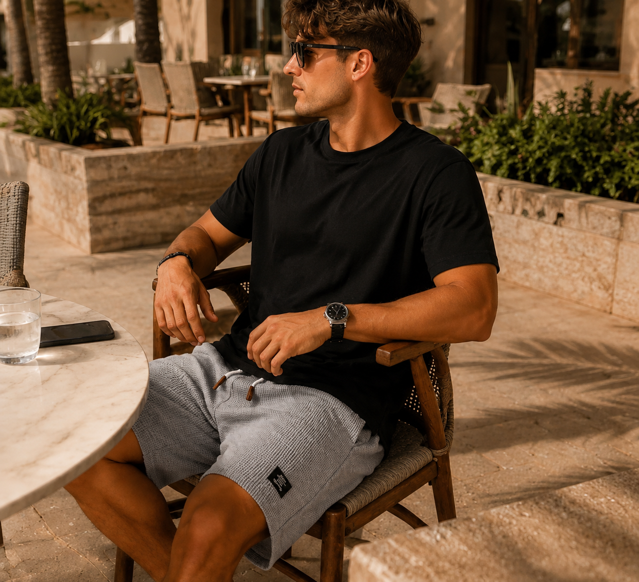 Marco | Bermuda Capri Waffle