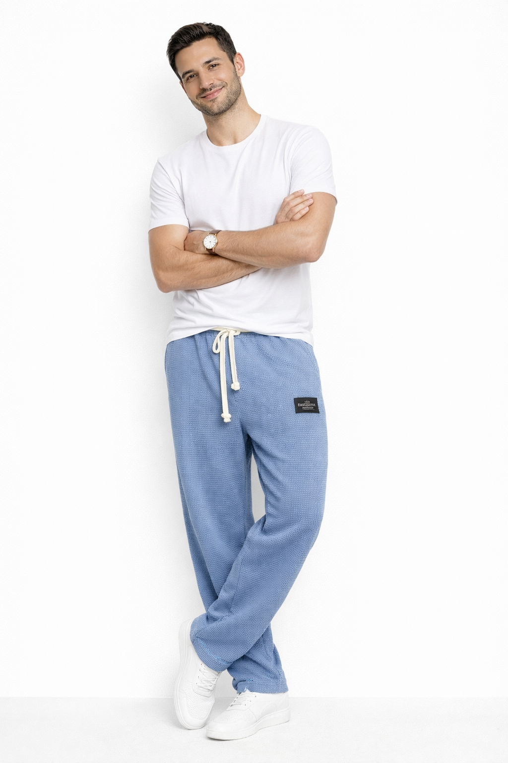 Sergio | Pantalón ancho con cintura ajustable