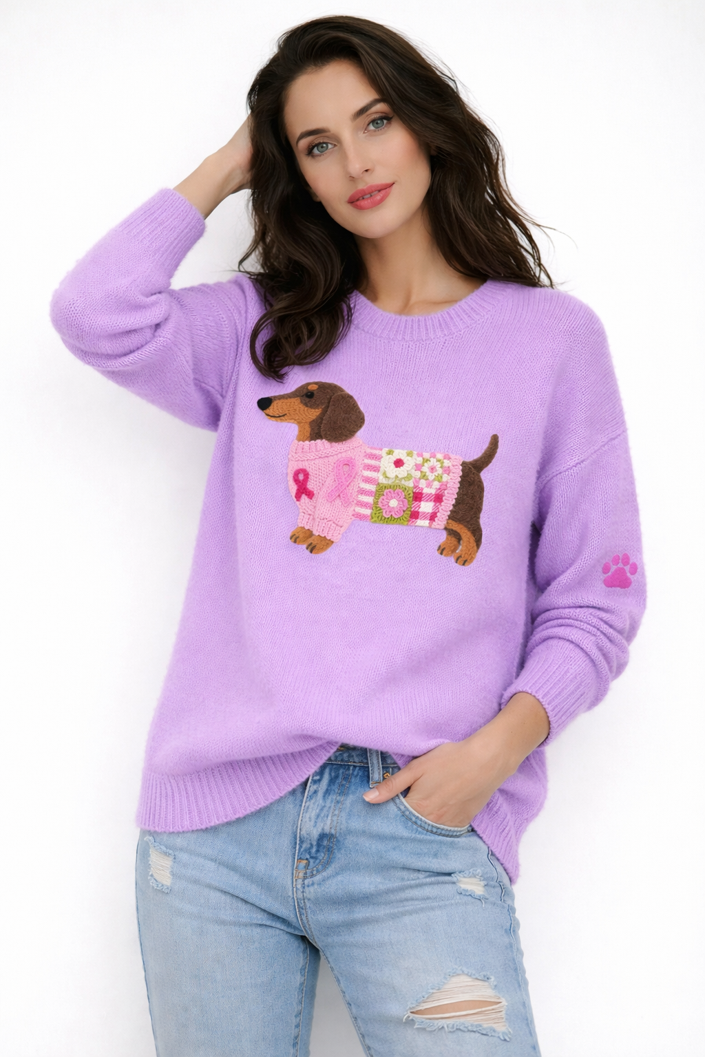 Olga | Jersey de Punto en Fieltro de Lana