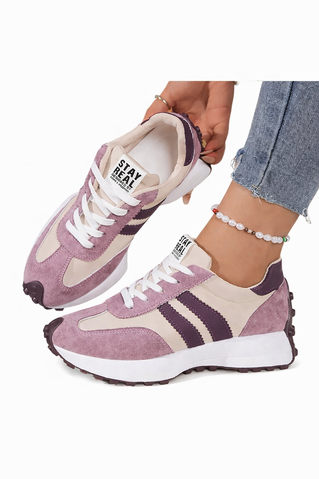 Elena | Zapatillas cómodas con plataforma ergonómica