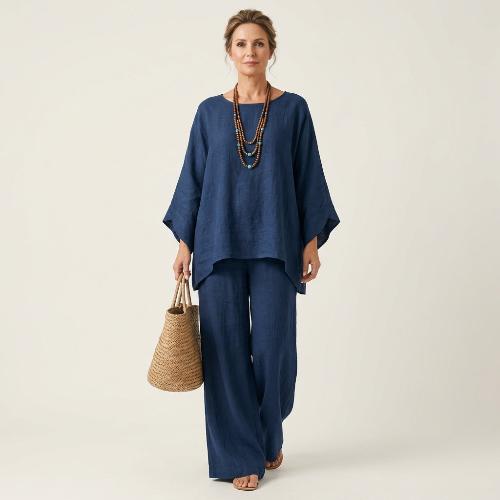 Majolie | Conjunto Boho de Mezcla de Lino