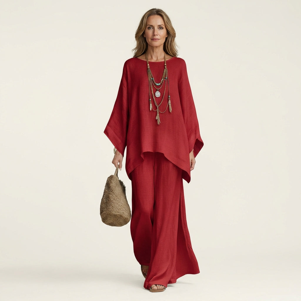 Majolie | Conjunto Boho de Mezcla de Lino