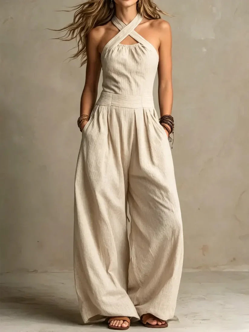 Ariadna | Mono Elegante con Escote